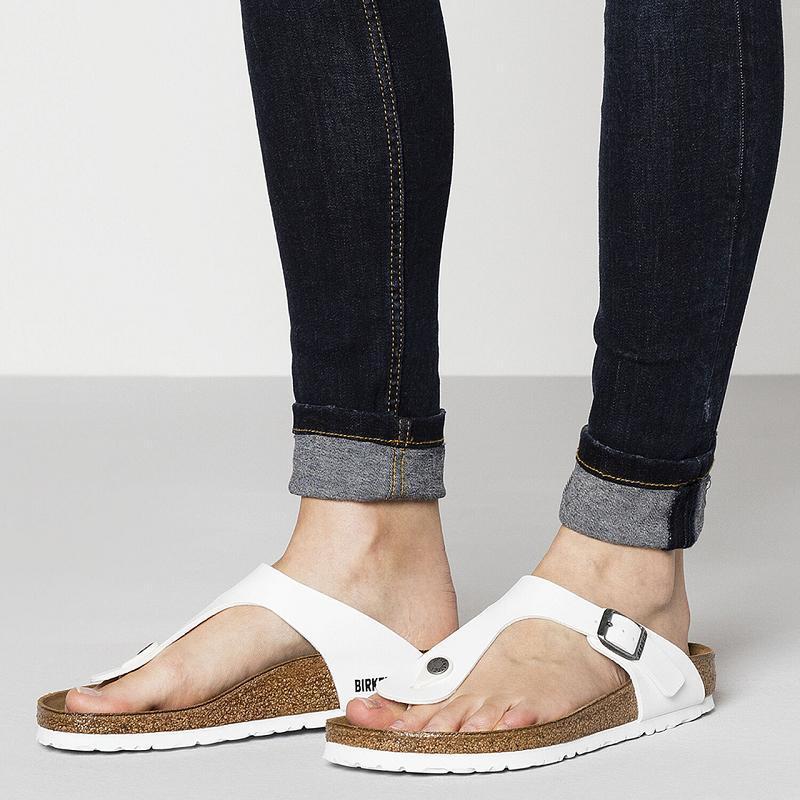 Gizeh Birkenstock Birko-flor Panske Biele | SK 330XYU